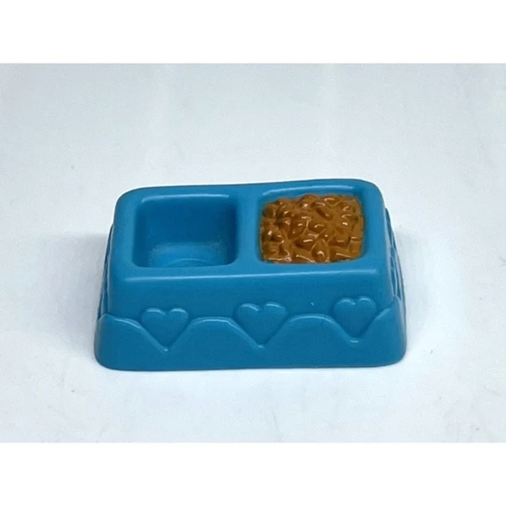 Vintage Kenner Littlest Pet Shop Pet Food Dish Replacement LOT‎ of 3